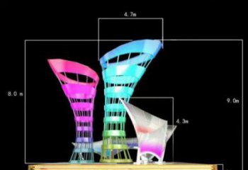 鐵藝酒瓶雕塑廠家，鏤空工藝，鏤空酒瓶雕塑制作