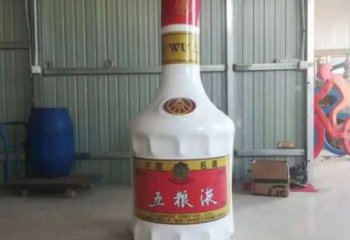 仿真瓶子雕塑 店門口園林雕塑 釀酒小品