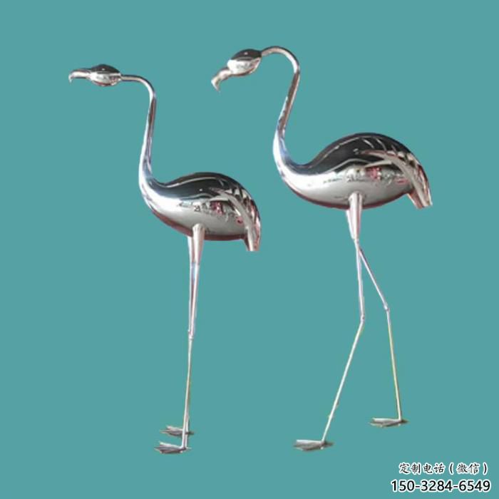 定制仿真仙鶴雕塑 店門口園林雕塑 動(dòng)物小品