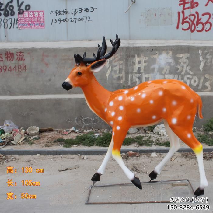 承接仿真小鹿雕塑 酒店公園雕塑 風(fēng)景區(qū)擺件