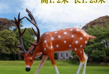 選購(gòu)廣場(chǎng)小鹿雕塑 公園仿真雕塑 抽象擺件