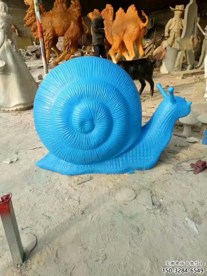 玻璃鋼蝸牛雕塑廠(chǎng)家 城市廣場(chǎng)雕塑 步行街?jǐn)[件