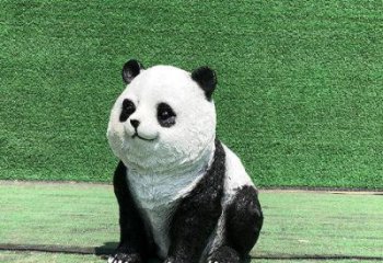 風景區(qū)玻璃鋼熊貓雕塑廠家 售樓處廣場雕塑 仿古擺件