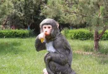 庭院玻璃鋼猴子雕塑 城市古銅色雕塑 動(dòng)物小品