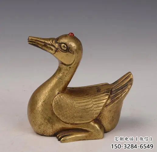 鴨子雕塑廠家，仿真動物， 公園廣場街頭擺件 (6)