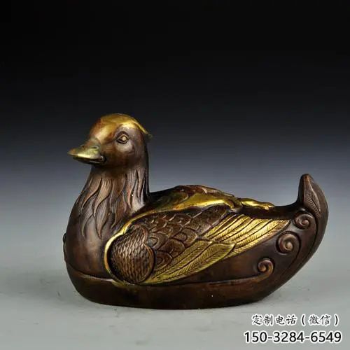 鴨子雕塑廠家，仿真動物， 公園廣場街頭擺件 (8)