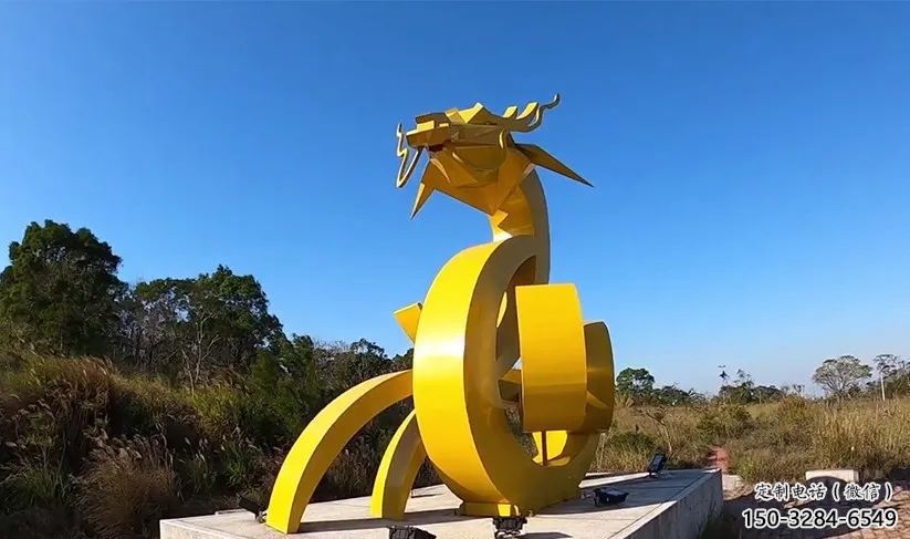 龍形銅雕塑，鑄銅工藝，大型動(dòng)物雕塑制造商 (1)