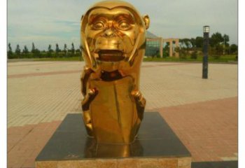 不銹鋼生肖雕塑，鍍鈦工藝，公園廣場戶外擺放 (5)