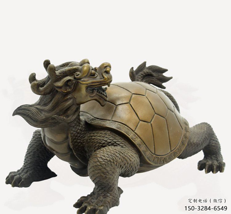 銅烏龜?shù)袼芗庸S家，神獸動(dòng)物，仿古公園廣場(chǎng)擺件