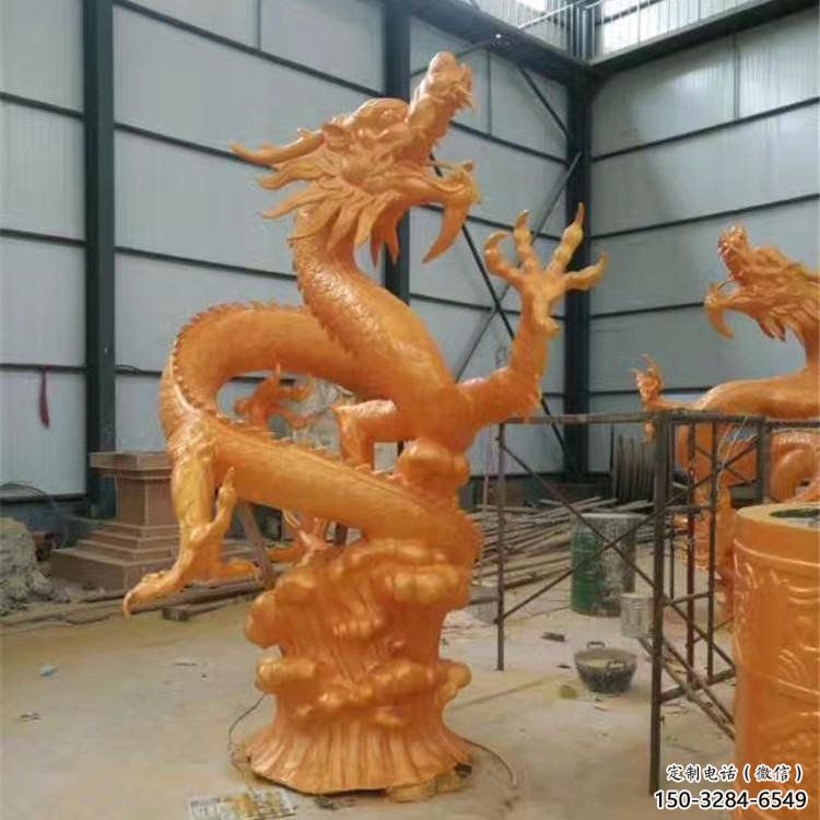 生產(chǎn)龍頭雕塑，鑄銅動(dòng)物雕塑，房地產(chǎn)售樓處擺件