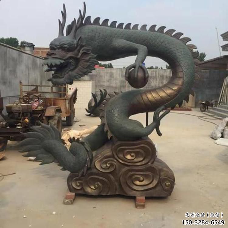 提供抽象龍頭雕塑，鑄銅動(dòng)物雕塑，房地產(chǎn)售樓處擺件