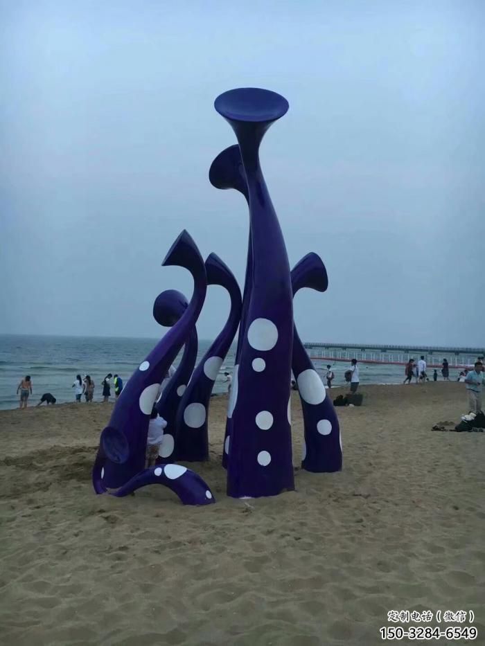 玻璃鋼售樓處水母雕塑 商業(yè)街仿真雕塑 海洋生物擺件