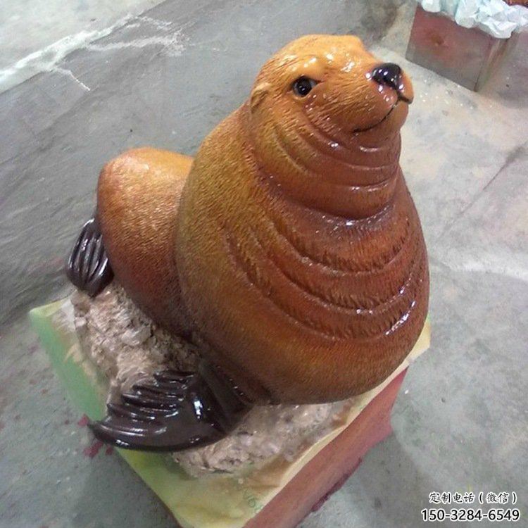 水景海豹雕塑 風景區(qū)幾何雕塑 廣場小品