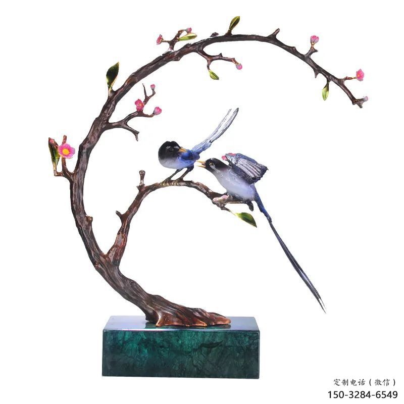 玻璃鋼仿真喜鵲雕塑 店門口園林雕塑 動(dòng)物小品