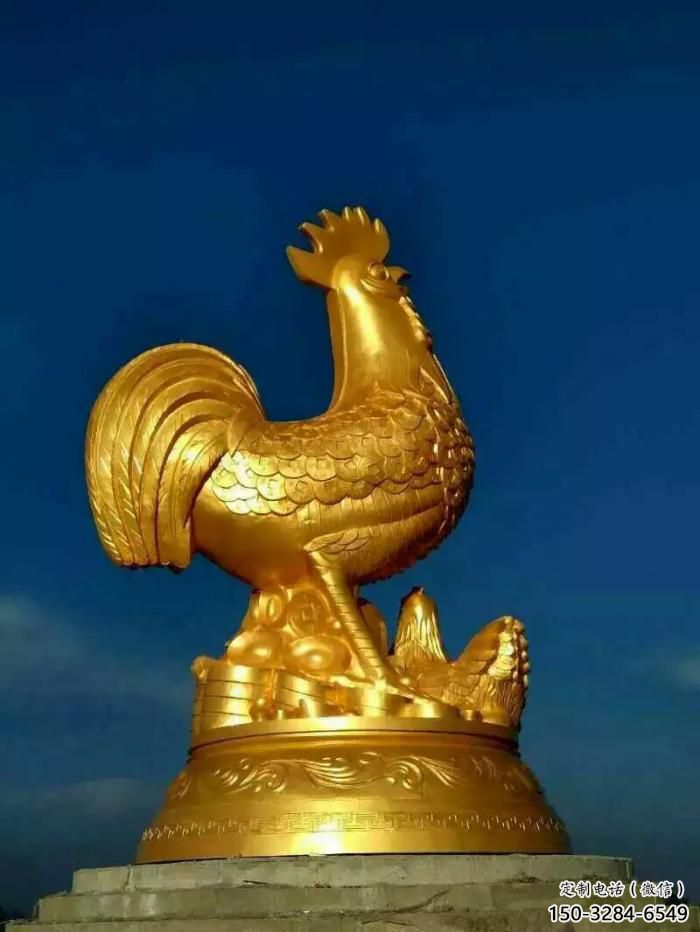 公園小雞雕塑，廣場(chǎng)園林主題，仿古工藝