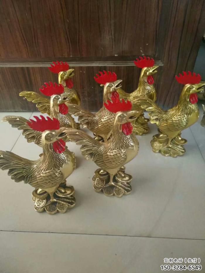 街道小雞雕塑，動物小品，剪影工藝