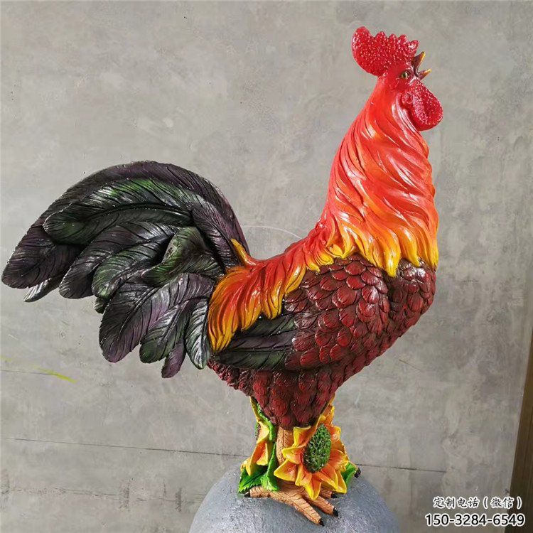 小區(qū)小雞雕塑，抽象系列，網(wǎng)格工藝