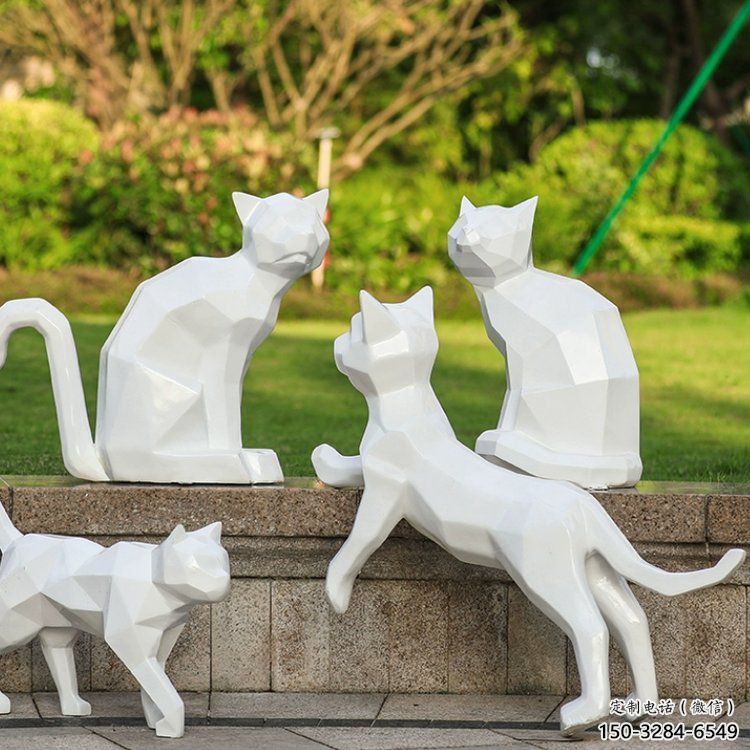 景區(qū)小貓雕塑，廣場(chǎng)主題，仿古工藝