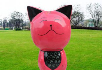 操場小貓雕塑，景觀題材，抽象工藝