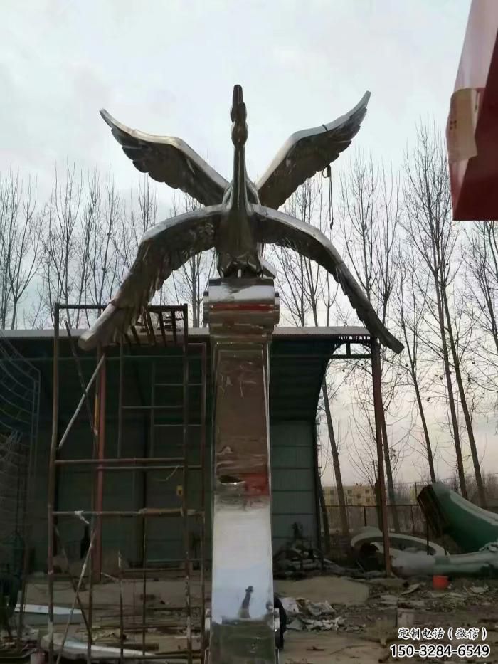 創(chuàng)意大雁雕塑 步行街店門(mén)口雕塑 影視劇小品