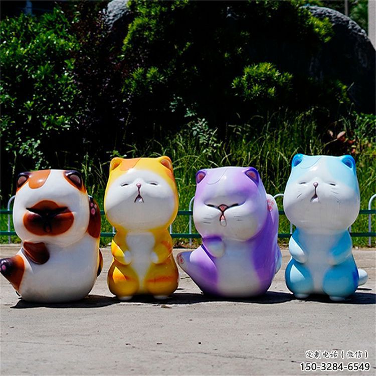 海洋館貓咪雕塑，鍍銅海洋雕塑，鍍銅工藝