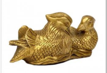 大型鴛鴦雕塑 門(mén)口創(chuàng)意雕塑 售樓處小品