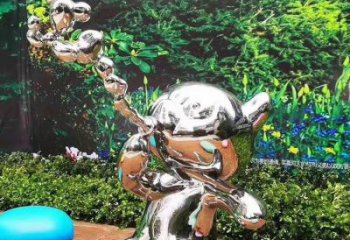 步行街貓咪雕塑，鑄銅農(nóng)耕雕塑，鏤空方式