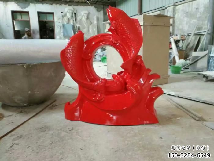 風(fēng)景區(qū)鯉魚雕塑 售樓處廣場(chǎng)雕塑 仿古擺件
