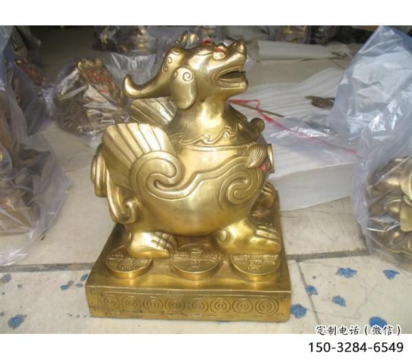 操場貔貅雕塑，鏤空海洋雕塑，噴砂制造