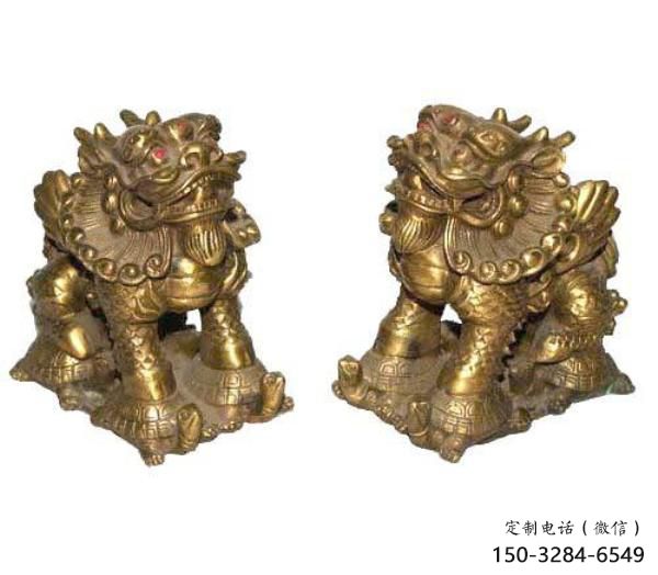 海洋館貔貅雕塑，鍍銅海洋雕塑，鍍銅工藝