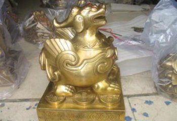 操場貔貅雕塑，鏤空海洋雕塑，噴砂制造