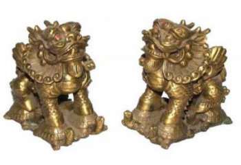 幼兒園貔貅雕塑，鐵藝文化雕塑，鑄造制作