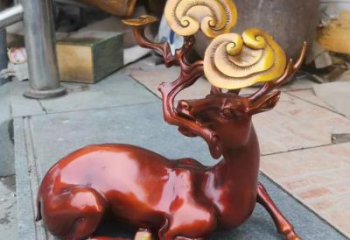 幼兒園馴鹿雕塑，鐵藝文化雕塑，鑄造制作