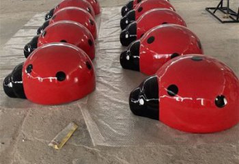 廣場蟲子雕塑，卡通水景雕塑，抽象效果