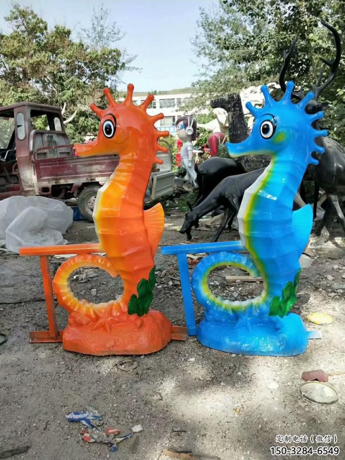 步行街河馬雕塑，鑄銅農耕雕塑，仿真方式