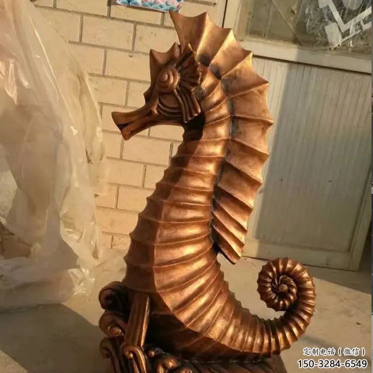 廣場(chǎng)河馬雕塑，卡通水景雕塑，抽象效果