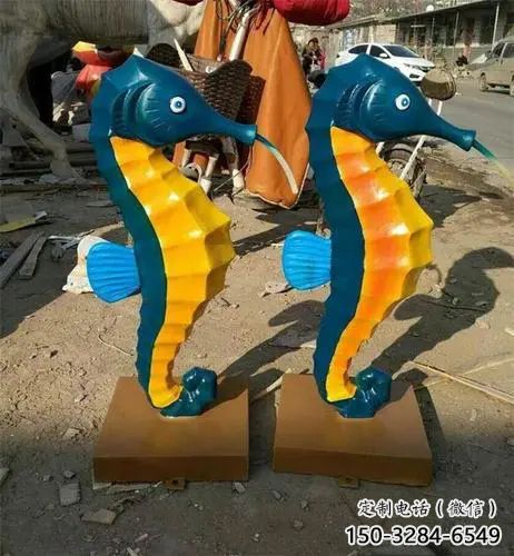 庭院河馬雕塑，鍍金歐式雕塑，卡通形式