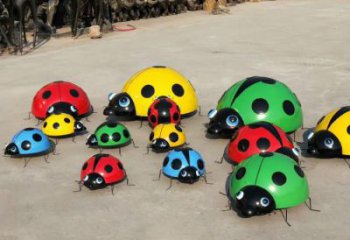 幼兒園蟲子雕塑廠家，鐵藝文化雕塑，鑄造制作