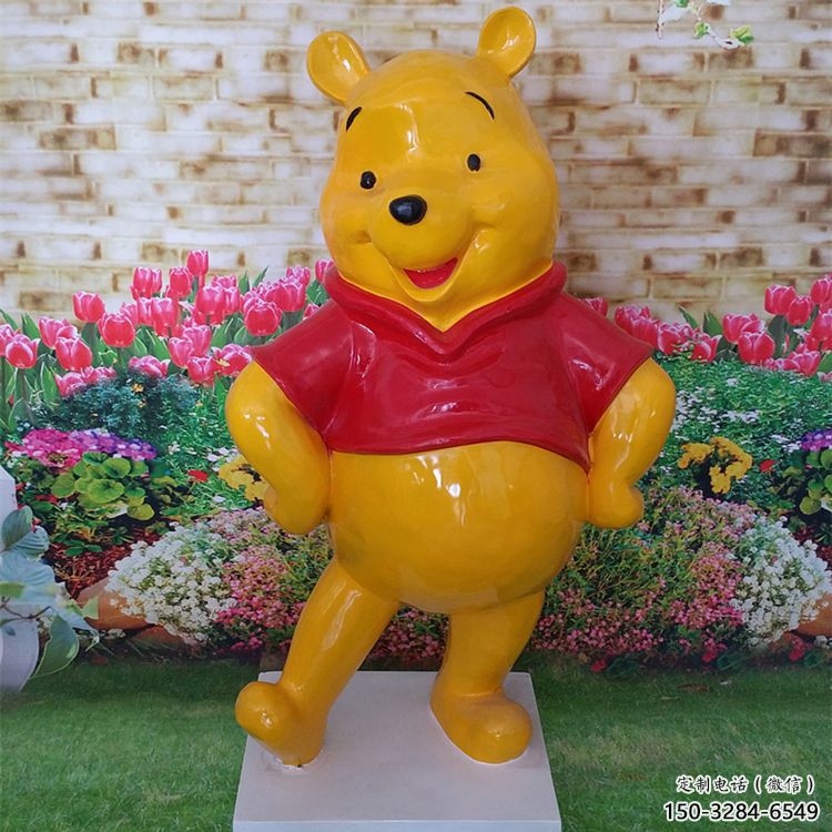 街道布朗熊雕塑，鑄銅農(nóng)耕雕塑，古銅效果