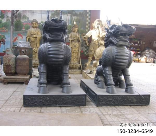 麒麟雕塑，仿古動(dòng)漫雕塑，仿古擺件