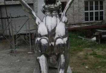 冷飲店麒麟雕塑，鍍銅海洋雕塑，鏡面工藝