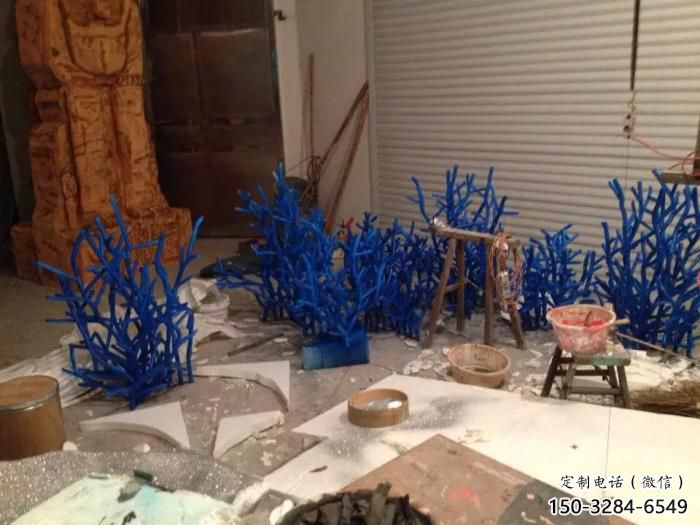 城市海草雕塑 風(fēng)景區(qū)彩繪雕塑 抽象擺件