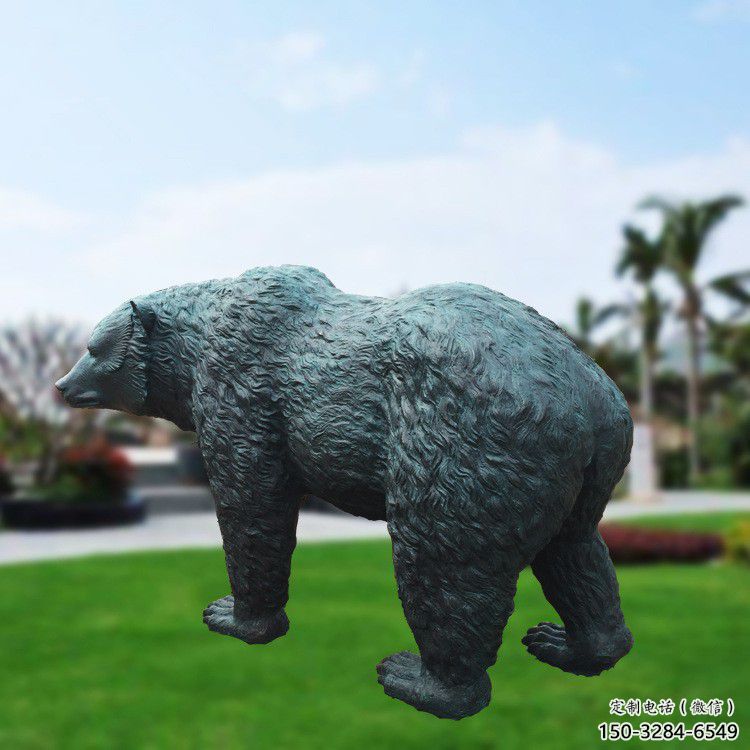仿真黑熊雕塑 酒店公園雕塑 風(fēng)景區(qū)擺件