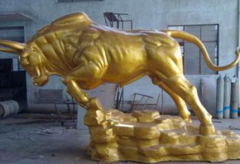 仿真開(kāi)荒牛雕塑 店門口園林雕塑 動(dòng)物小品