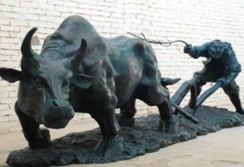 售樓處華爾街牛雕塑 商業(yè)街雕塑 動(dòng)物擺件