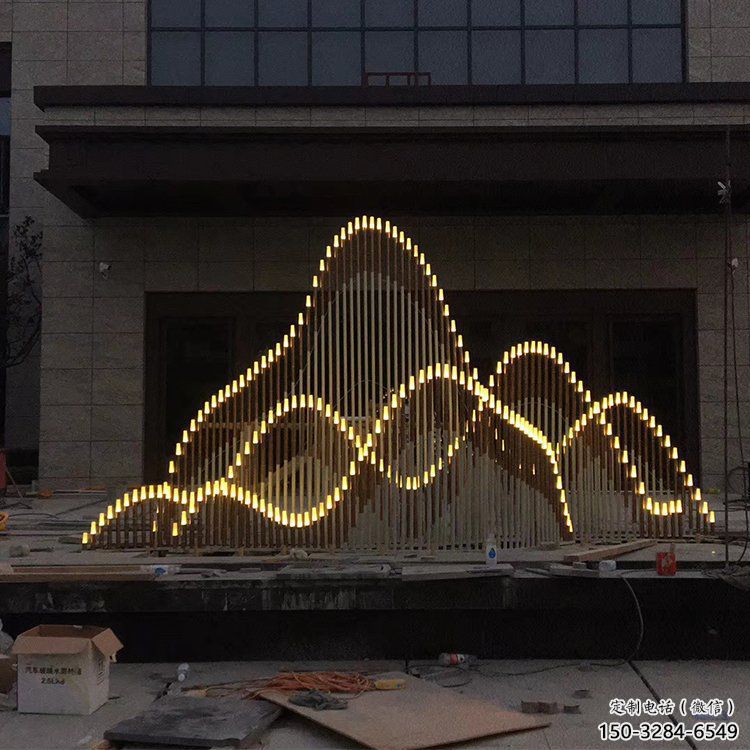 房地產(chǎn)假山雕塑，仿古景觀雕塑，噴砂制造