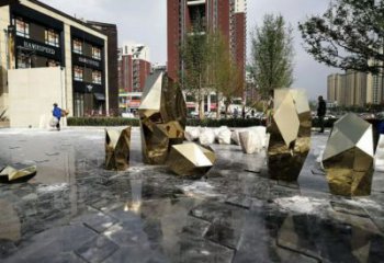 幼兒園景觀石雕塑，鐵藝文化雕塑，鑄造制作