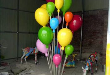 房地產(chǎn)氣球雕塑，仿古景觀雕塑，噴砂制造