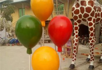 氣球雕塑，鏤空景觀雕塑，抽象效果