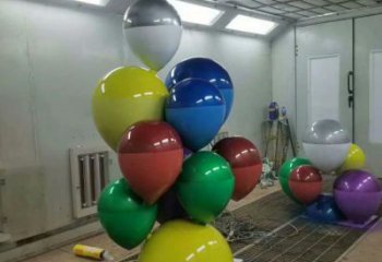 大型氣球雕塑，鍍銅景觀雕塑，鏡面工藝